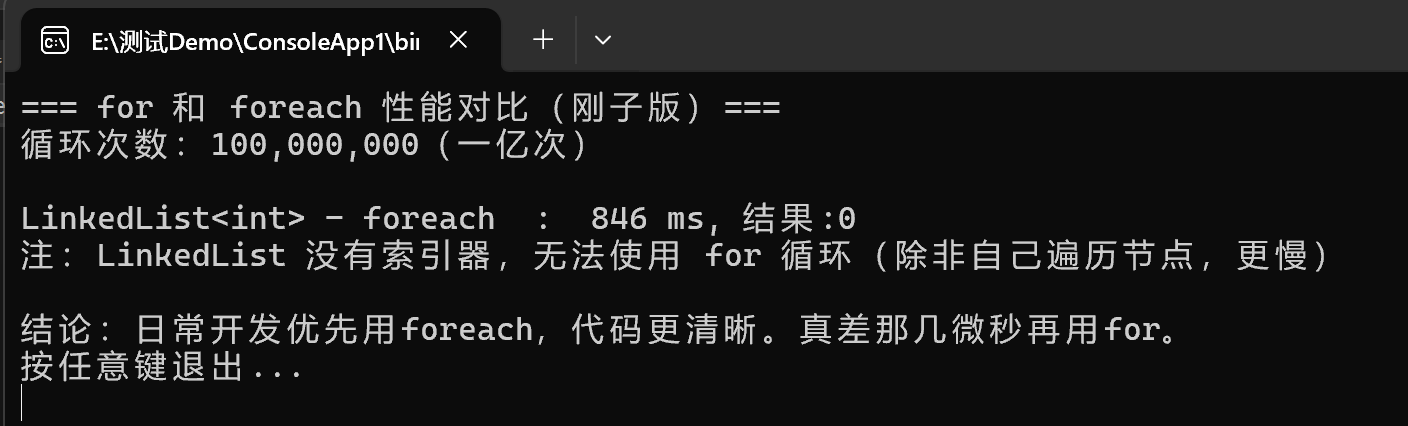 测试LinkedList